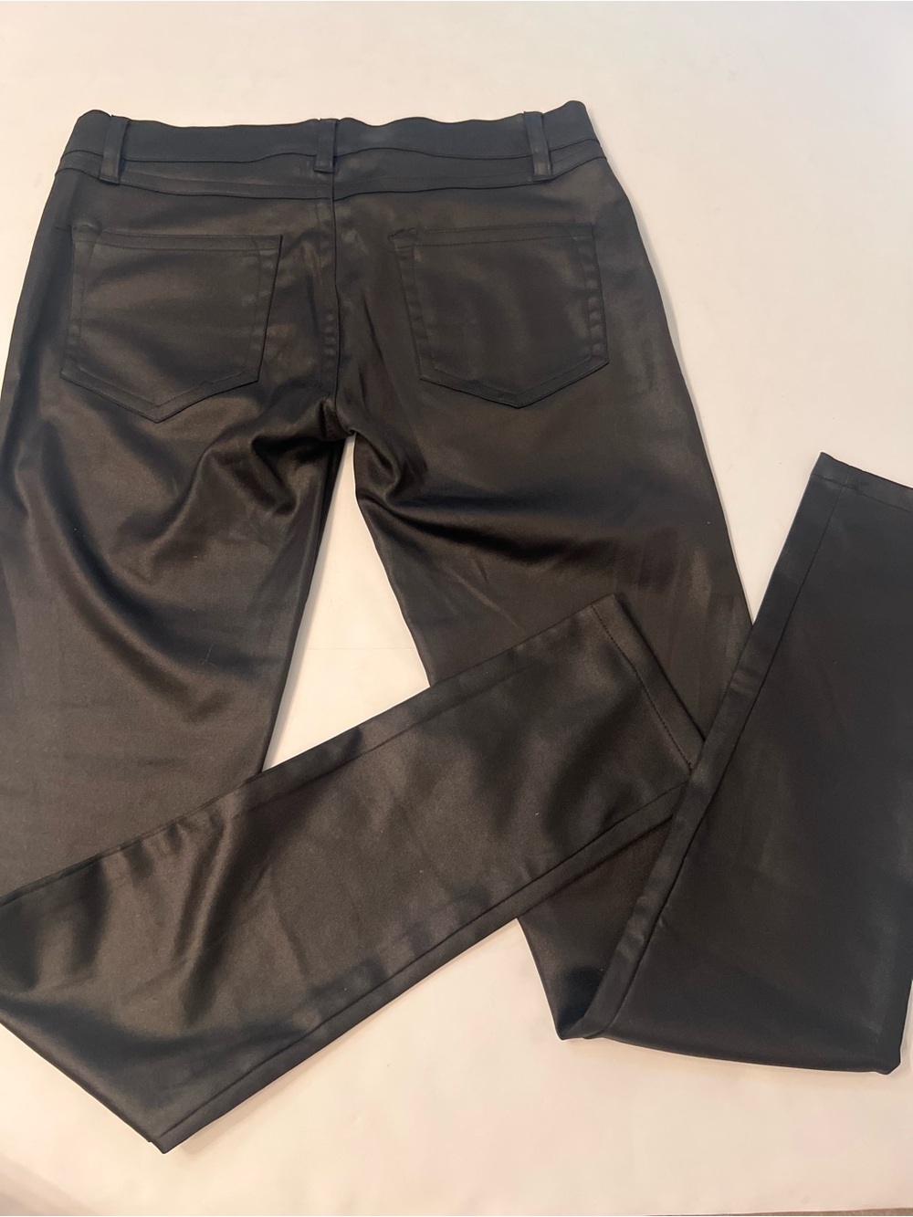 Y2K Vintage Bubblegum Brand Black Shiny Skinny Pants